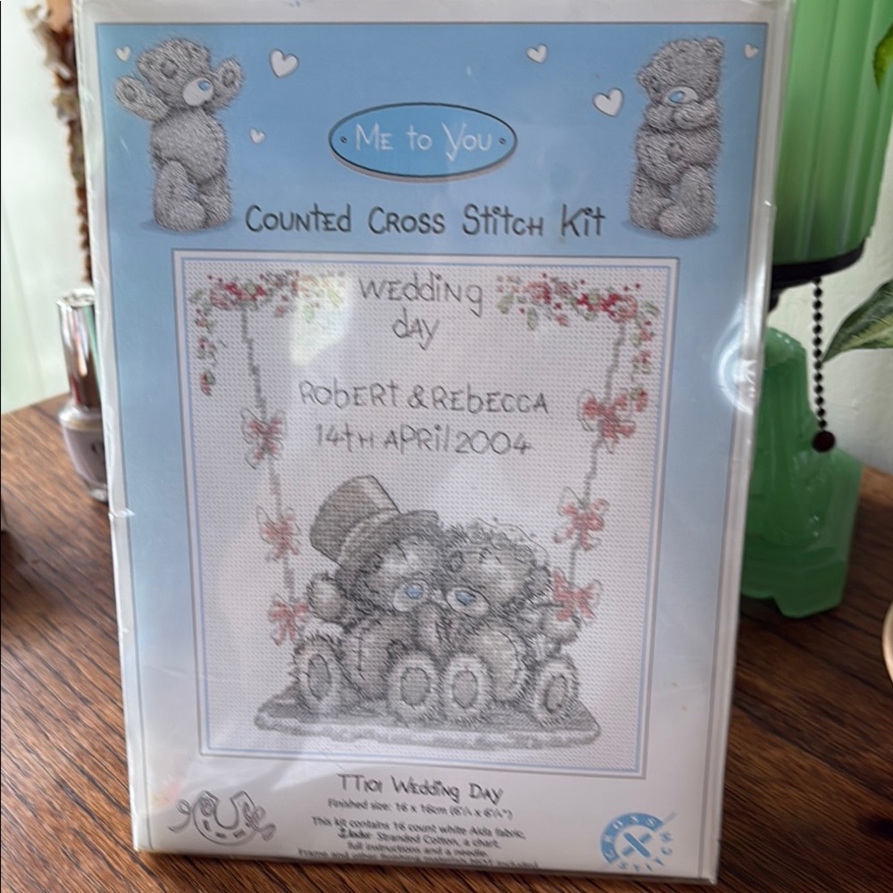 Anchor Cross Counted Stitch Kit "Wedding Day"